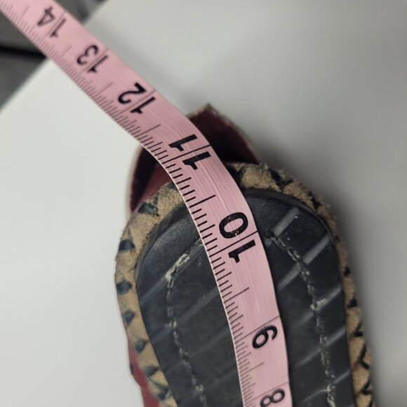 Ricardo Medina red leather slip on moccasin - Picture 9 of 9